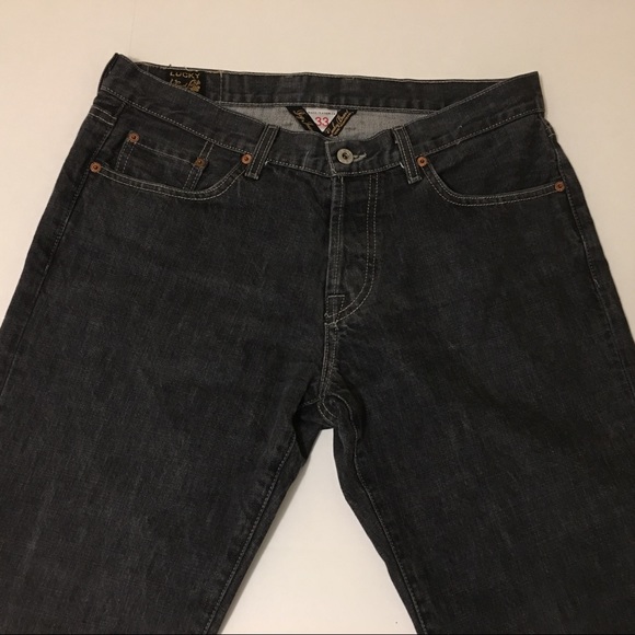 Lucky Brand Slim Bootleg Grey Jeans Size 33 - Picture 2 of 8